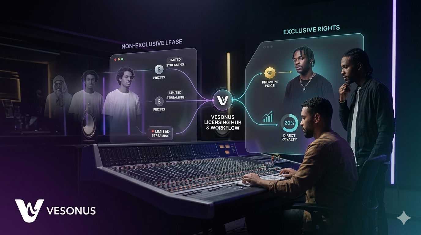 Cover image for Beat Licensing Explained: Non-Exclusive vs Exclusive Beats